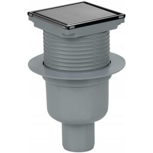 Tycner - 100x100mm Floor Drain Bottle Gully Trap Tiled or Steel Bottom Outlet 50mm Tycner - 100x100mm Floor Drain Bottle Gully Trap Tiled or Steel Bottom Outlet 50mm