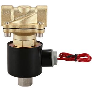 TLILY 1/2inch DN15 Normally Open Brass Electric Solenoid Valve 220V Pneumatic for Water Oil Gas TLILY 1/2inch DN15 Normally Open Brass Electric Solenoid Valve 220V Pneumatic for Water Oil Gas