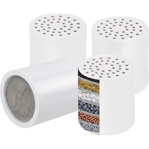 COOCHEER 15 Stage Replacement Filter Element, Shower Filter with VC, Reduces Hard Water, Heavy Metal Impurities, Improves Skin and Hair, Fits Any Similar COOCHEER 15 Stage Replacement Filter Element, Shower Filter with VC, Reduces Hard Water, Heavy Metal Impurities, Improves Skin and Hair, Fits Any Similar