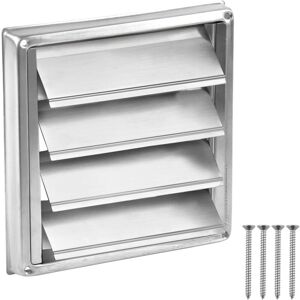 Ikodm - 150mm ventilation grille, stainless steel weatherproof grille with removable slats, shutters hood grille Ikodm - 150mm ventilation grille, stainless steel weatherproof grille with removable slats, shutters hood grille