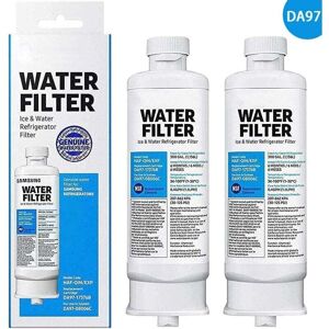 BEIJIYI 2-Pack Replacement Refrigerator Water Filters DA97-17376B DA97-08006C HAF-QIN HAF-QIN/EXP for Multi-Door Refrigerators BEIJIYI 2-Pack Replacement Refrigerator Water Filters DA97-17376B DA97-08006C HAF-QIN HAF-QIN/EXP for Multi-Door Refrigerators