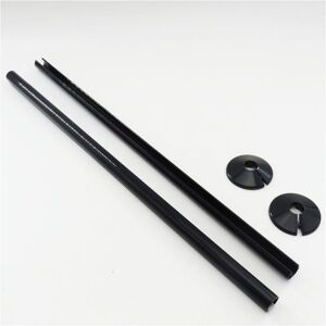 COOCHEER 2-piece set Radiator Cover Shroud Sleeve Black 15mm x 200mm,Anthracite Radiator Accessories COOCHEER 2-piece set Radiator Cover Shroud Sleeve Black 15mm x 200mm,Anthracite Radiator Accessories