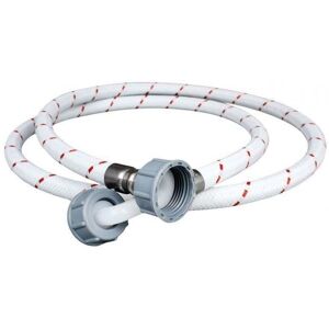 HYDROLAND 200cm Nylon Braid Washing Machine Dishwasher Fill Water Feed Hose Inlet Pipe HYDROLAND 200cm Nylon Braid Washing Machine Dishwasher Fill Water Feed Hose Inlet Pipe