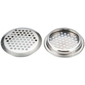 Csparkv - 20pcs Stainless Steel Round Air Vent Grille for RV/Bathroom/Kitchen etc Black 53mm+35mm Csparkv - 20pcs Stainless Steel Round Air Vent Grille for RV/Bathroom/Kitchen etc Black 53mm+35mm