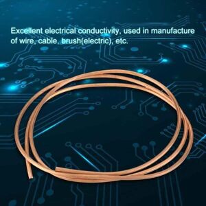 SNQ 2M T2 Flexible Copper Pipe, Copper Tube for Refrigeration Piping, OD 6mm ID 4mm Thickness for Refrigeration (OD 6mm, ID 4mm) SNQ 2M T2 Flexible Copper Pipe, Copper Tube for Refrigeration Piping, OD 6mm ID 4mm Thickness for Refrigeration (OD 6mm, ID 4mm)