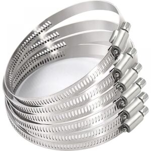 Cyslmuk - 3 Inch Adjustable Hose Clip 304 Stainless Steel Hose Clamps 6 Pack Worm Gear Adjustable Worm Drive Clamp 59mm to 82mm Cyslmuk - 3 Inch Adjustable Hose Clip 304 Stainless Steel Hose Clamps 6 Pack Worm Gear Adjustable Worm Drive Clamp 59mm to 82mm