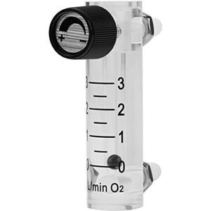 Tinor - 0-3 lpm Flow Meter, Gas Regulator Air Flow Meters Sensors with Control Valve for Oxygen/Air/Gas Tinor - 0-3 lpm Flow Meter, Gas Regulator Air Flow Meters Sensors with Control Valve for Oxygen/Air/Gas