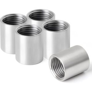 Memkey - 3/4' Stainless Steel Female Thread Straight Fitting 304 Stainless Steel Straight Connectors Pipe Fittings with Female Thread 5 Pack (DN20) Memkey - 3/4' Stainless Steel Female Thread Straight Fitting 304 Stainless Steel Straight Connectors Pipe Fittings with Female Thread 5 Pack (DN20)