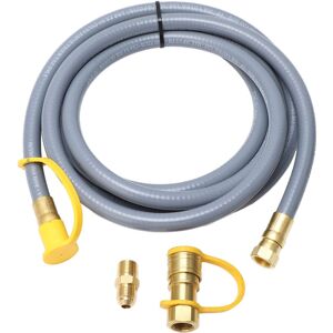 Groofoo - 3.66m 3/8in rv Gasoline Extension Hose Fittings Quick Connect Gasoline Tank Gas Line Hose with Male Connector for rv Groofoo - 3.66m 3/8in rv Gasoline Extension Hose Fittings Quick Connect Gasoline Tank Gas Line Hose with Male Connector for rv