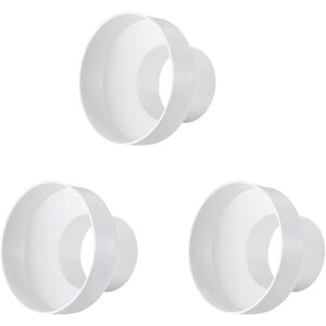 Tlily - 3X Air Duct Adapter Pipe Connector Reducer Ventilation for System (150-100mm) Tlily - 3X Air Duct Adapter Pipe Connector Reducer Ventilation for System (150-100mm)
