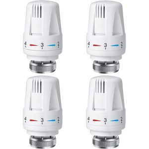 WOIYIC 4 PCS Radiator Thermostatic Head, TRV Radiator Thermostatic Head M30 x 1.5, Radiator Thermostatic Valve, Radiator Valves for Home and Office Heating WOIYIC 4 PCS Radiator Thermostatic Head, TRV Radiator Thermostatic Head M30 x 1.5, Radiator Thermostatic Valve, Radiator Valves for Home and Office Heating