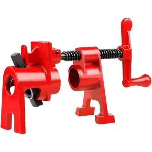 TEHTUY 4-Piece 3/4" Tube Clamp Set, Quick Release Clamping Device, Iron Woodworking Workbench Set, Quick Release Screw-On Pipe Clamp Sets TEHTUY 4-Piece 3/4" Tube Clamp Set, Quick Release Clamping Device, Iron Woodworking Workbench Set, Quick Release Screw-On Pipe Clamp Sets