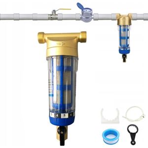 DHKLFA 40 Micron Spin Down Sediment Water Filter, Sediment Water Filter External Threads Water Pre-Filter Well Water Pipe Sediment Filter Sediment Filter DHKLFA 40 Micron Spin Down Sediment Water Filter, Sediment Water Filter External Threads Water Pre-Filter Well Water Pipe Sediment Filter Sediment Filter