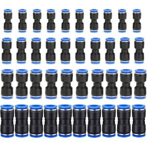 WOIYIC 40pcs Straight Pneumatic Connector, Quick Connect Air Push Straight Push Connector, Hose Fittings, Plastic Air Line Tube Fitting, OD 6/8/10/12mm, WOIYIC 40pcs Straight Pneumatic Connector, Quick Connect Air Push Straight Push Connector, Hose Fittings, Plastic Air Line Tube Fitting, OD 6/8/10/12mm,