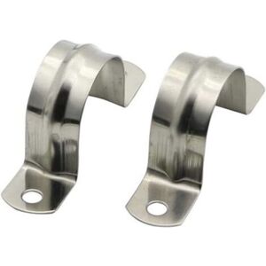 MCBOSON 50mm/1.97" 2pcs Pipe Clamp 304 Stainless Steel Pipe Clips U-Shaped Pipe Straps Saddle Clips Two-Hole Tube Strap Tension Clips Pipe Clamp MCBOSON 50mm/1.97" 2pcs Pipe Clamp 304 Stainless Steel Pipe Clips U-Shaped Pipe Straps Saddle Clips Two-Hole Tube Strap Tension Clips Pipe Clamp