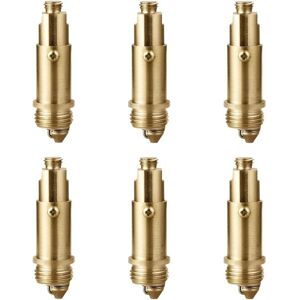 Memkey - 6pcs Spring Core Pop Up Sink Drain Plug Brass Spring Bolt Fits Most Sink Bathtub Basin Drain Plug Memkey - 6pcs Spring Core Pop Up Sink Drain Plug Brass Spring Bolt Fits Most Sink Bathtub Basin Drain Plug