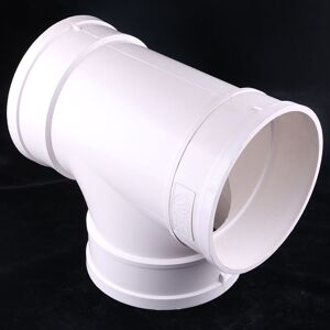 Memkey - 75mm 3 Way Splitter Duct Connector (90 Degree) xd - Round Duct Connector - Extractor Fan - Tumble Dryer Ventilation Tee - Ø7.5cm White abs Memkey - 75mm 3 Way Splitter Duct Connector (90 Degree) xd - Round Duct Connector - Extractor Fan - Tumble Dryer Ventilation Tee - Ø7.5cm White abs
