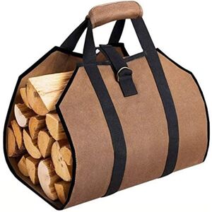 Tinor - 99x45.7cm Canvas Log Bag Fireplace Heating Bag Waterproof Outdoor Wood Carrier Storage for Firewood with Anti-Slip Strong Handles Straps Tinor - 99x45.7cm Canvas Log Bag Fireplace Heating Bag Waterproof Outdoor Wood Carrier Storage for Firewood with Anti-Slip Strong Handles Straps