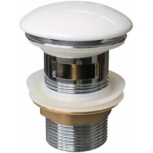 Architeckt - Slotted Pop Up Basin Waste - Gloss White Architeckt - Slotted Pop Up Basin Waste - Gloss White