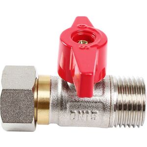 AIPERQ Ball valve butterfly handle four-point brass ball valve thickened explosion-proof water heater gas stove internal and external wire live ball valve AIPERQ Ball valve butterfly handle four-point brass ball valve thickened explosion-proof water heater gas stove internal and external wire live ball valve