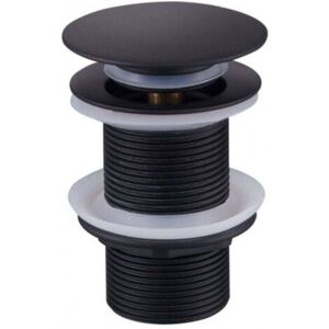 COOCHEER Black Sink Plug Without Overflow, Universal Black Pop Up Sink Plug, Waste Plug Without Overflow, Waste Plug Without Overflow, Automatic Pop Up Plug COOCHEER Black Sink Plug Without Overflow, Universal Black Pop Up Sink Plug, Waste Plug Without Overflow, Waste Plug Without Overflow, Automatic Pop Up Plug