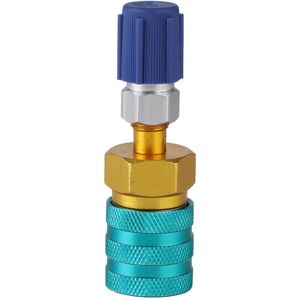 TEHTUY Brass Air Conditioning Adapter Connector Quick Fluid Fitting for Air Conditioning Fitting Ar for R1234YF to QC1234L Adapter. TEHTUY Brass Air Conditioning Adapter Connector Quick Fluid Fitting for Air Conditioning Fitting Ar for R1234YF to QC1234L Adapter.