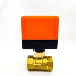 TEHTUY Brass electric ball valve, two-way solenoid valve for underfloor heating and air conditioning, suitable for DN20, AC220V, three-wire, two-position 4N TEHTUY Brass electric ball valve, two-way solenoid valve for underfloor heating and air conditioning, suitable for DN20, AC220V, three-wire, two-position 4N