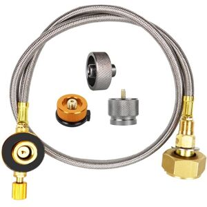 TLILY Camping Gas Stove Refill Adapter Outdoor Cylinder Filling Tank Furnace Connector Accessories TLILY Camping Gas Stove Refill Adapter Outdoor Cylinder Filling Tank Furnace Connector Accessories