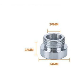 SNQ Chrome Faucet Adapters 3/4" x 1/2", Reducing Nipple Fittings for Faucet Adapters Connector, Shower Hoses SNQ Chrome Faucet Adapters 3/4" x 1/2", Reducing Nipple Fittings for Faucet Adapters Connector, Shower Hoses