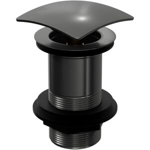 Colore - Square Gunmetal Grey Unslotted Click Clack Basin Waste Colore - Square Gunmetal Grey Unslotted Click Clack Basin Waste