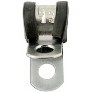 Edelstahl P Clip 8mm Rubber-Lined 50pcs - P Clip Edelstahl P Clip 8mm Rubber-Lined 50pcs - P Clip