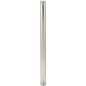TEHTUY Connector fittings, Pipe fittings, 30cm stainless steel threaded pipe nipple fittings for gas pipe fittings, plumbing hardware (1) TEHTUY Connector fittings, Pipe fittings, 30cm stainless steel threaded pipe nipple fittings for gas pipe fittings, plumbing hardware (1)