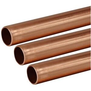 Buyaparcel - Copper Tube 22mm 3 x 1m Length bs EN1057 R250 British Copper Pipe 3000mm 300cm Buyaparcel - Copper Tube 22mm 3 x 1m Length bs EN1057 R250 British Copper Pipe 3000mm 300cm