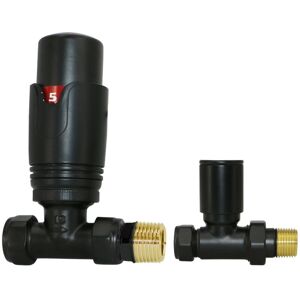 Thermostatic Radiator Valves 15mm trv Straight Black - Warmehaus Thermostatic Radiator Valves 15mm trv Straight Black - Warmehaus
