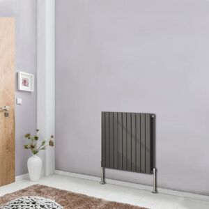 NRG - Designer Radiator Flat Panel Central Heating Rads Anthracite Horizontal 600x748mm Double NRG - Designer Radiator Flat Panel Central Heating Rads Anthracite Horizontal 600x748mm Double