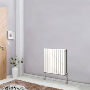 NRG - Designer Radiator Flat Panel White Central Heating Rads Horizontal 600x748mm Double NRG - Designer Radiator Flat Panel White Central Heating Rads Horizontal 600x748mm Double