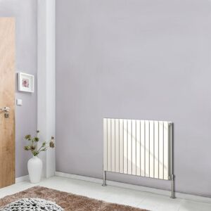 NRG - Designer Radiator Flat Panel White Central Heating Rads Horizontal 600x1020mm Double NRG - Designer Radiator Flat Panel White Central Heating Rads Horizontal 600x1020mm Double