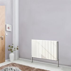 NRG - Designer Radiator Flat Panel White Central Heating Rads Horizontal 600x1156mm Double NRG - Designer Radiator Flat Panel White Central Heating Rads Horizontal 600x1156mm Double