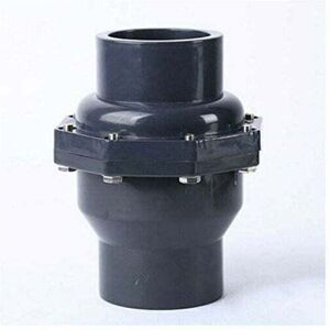 TEHTUY Drain valve, non-return valve, PVC water check valve, 50mm inner diameter, DN40 (50mm inner diameter) TEHTUY Drain valve, non-return valve, PVC water check valve, 50mm inner diameter, DN40 (50mm inner diameter)