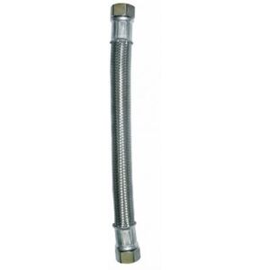 Invena Flexi Flexible Kitchen Basin Tap Connector Hose Pipe - 3/4" x 3/4" - 30-80cm Invena Flexi Flexible Kitchen Basin Tap Connector Hose Pipe - 3/4" x 3/4" - 30-80cm