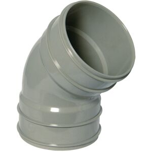 FloPlast 135° Bend Grey PVC Soil Pipe Connector FloPlast 135° Bend Grey PVC Soil Pipe Connector