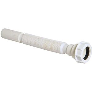 Floplast - FT32 White Flexitube Flexible Waste Connector 32mm x 320mm x Plain Spigot Floplast - FT32 White Flexitube Flexible Waste Connector 32mm x 320mm x Plain Spigot