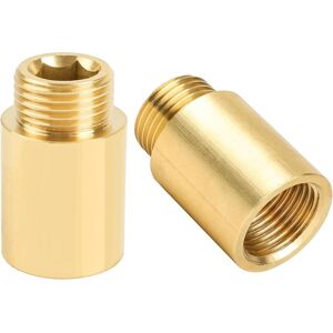 TORMATOR G1/2" x 30 mm tap extension, brass threaded extension (internal thread Ø 19.5 mm x external thread Ø 20.3 mm), for drinking water and heating TORMATOR G1/2" x 30 mm tap extension, brass threaded extension (internal thread Ø 19.5 mm x external thread Ø 20.3 mm), for drinking water and heating