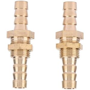 SNQ Gas Arriv Nipple Fitting, 2 pieces Brass Barb Hose Bulkhead Hose Fitting Coupler Connector Adapter (8mm) SNQ Gas Arriv Nipple Fitting, 2 pieces Brass Barb Hose Bulkhead Hose Fitting Coupler Connector Adapter (8mm)