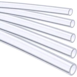 TEHTUY High-quality flexible silicone tubing, 14mm ID x 18mm OD, 2mm thick, 5 meters long, transparent water hose. High temperature resistant, not easily TEHTUY High-quality flexible silicone tubing, 14mm ID x 18mm OD, 2mm thick, 5 meters long, transparent water hose. High temperature resistant, not easily