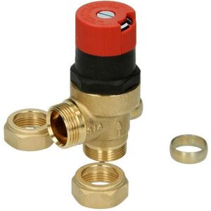 Honeywell - Auto Bypass Valve 22mm DU145 Angled Honeywell - Auto Bypass Valve 22mm DU145 Angled