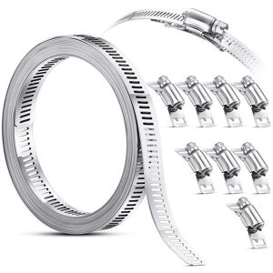 Csparkv - Hose Clamps, 304 Stainless Steel Hose Clamps Adjustable Hose Clamps Stainless Steel Hose Clamps Csparkv - Hose Clamps, 304 Stainless Steel Hose Clamps Adjustable Hose Clamps Stainless Steel Hose Clamps