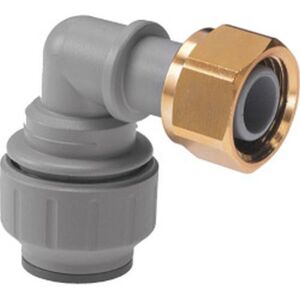 John Guest Speedfit Bent Tap Connector - 15mm, BSP 1/2" - Pack of 5 John Guest Speedfit Bent Tap Connector - 15mm, BSP 1/2" - Pack of 5