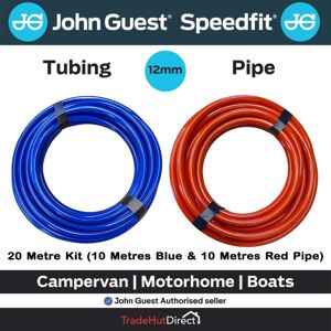 JOHN GUEST SPEEDFIT John Guest 20m LLDPE Water Pipe Kit for Campervans JOHN GUEST SPEEDFIT John Guest 20m LLDPE Water Pipe Kit for Campervans