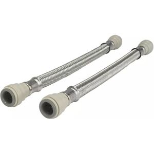 John Guest Speedfit - Braided Hose 500mm - 22mm x 22mm (Pack Of 2) John Guest Speedfit - Braided Hose 500mm - 22mm x 22mm (Pack Of 2)
